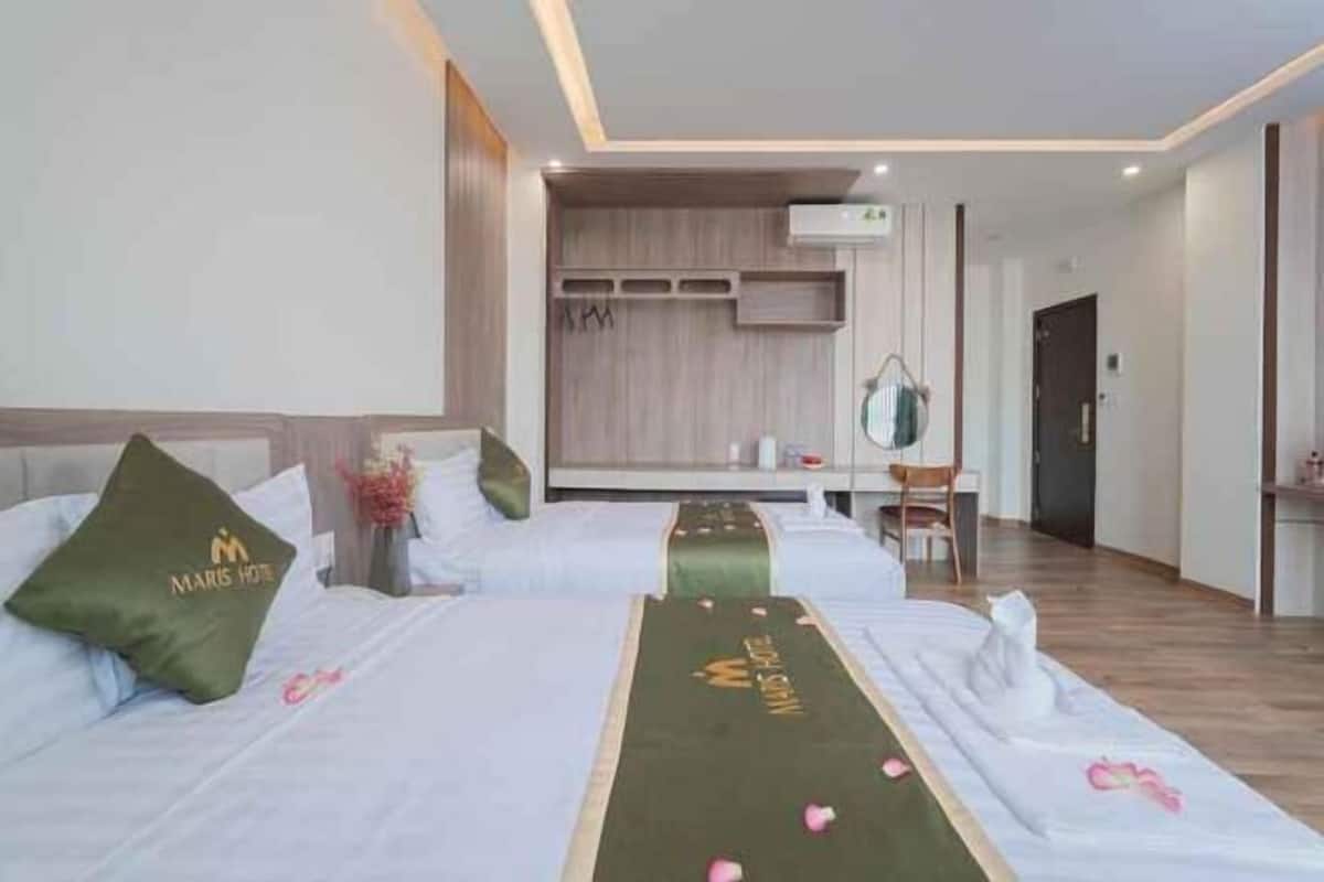 Premium bedding, free WiFi, bed sheets