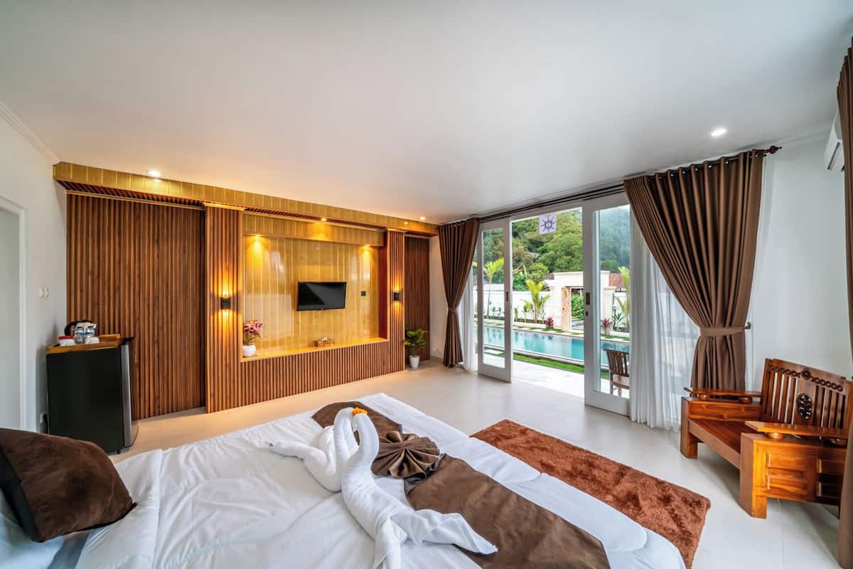 Villa, vistas a la piscina | Wifi gratis y ropa de cama
