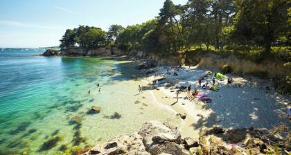 Maison Bretonne typique "Ty Breizh" Beg Meil Fouesnant plage des oiseaux