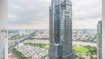 Deluxe Apartment, 3 Bedrooms, Balcony, City View | View from room