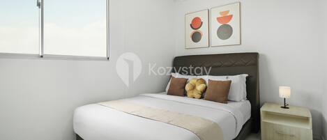 Appartement, 2 slaapkamers, uitzicht op de stad | Een strijkplank/strijkijzer, gratis wifi