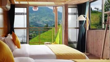 Family Suite, Balcony, Mountain View | Desk, laptop workspace, free WiFi