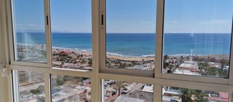 Panoramic sea views 300 meters from the beach