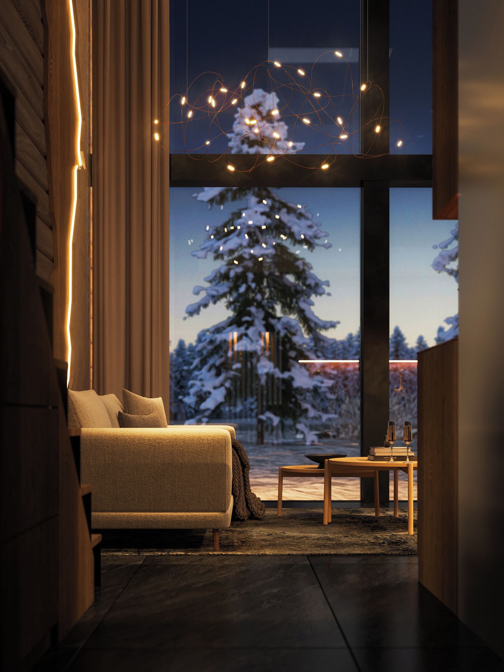 Luxe villa, uitzicht op meer | Woonruimte