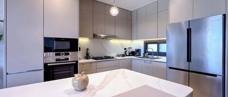 Frigorífic, microones, forn i placa de cuina