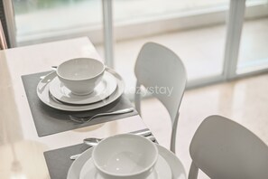 Appartement, 1 chambre, vue ville | Salle à manger