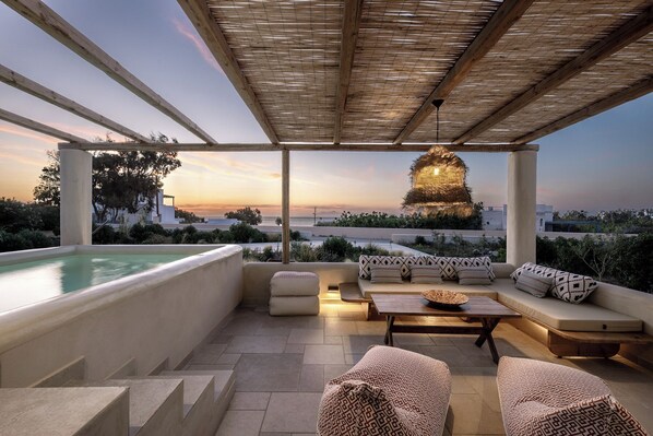 Pool - ensō - eco-friendly designed luxury villa with pool near sea (Ag. Paraskevi)