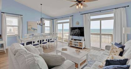 SPECIAL! Pet Friendly! Oceanfront 5BR | Views | Hot Tub