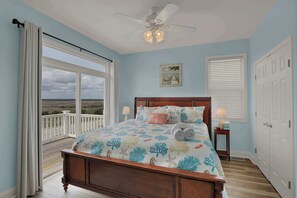 5 bedrooms, desk, iron/ironing board, WiFi - Pet Friendly! Oceanfront 5BR | Views | Hot Tub (North Topsail Beach)