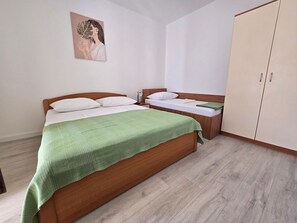 2 chambres, Wi-Fi gratuit, draps fournis