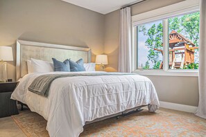 4 bedrooms, iron/ironing board, travel crib, WiFi