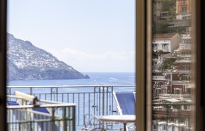 Deluxe Double Room, Balcony, Sea View | View from room - Sea Soul Positano (Positano)