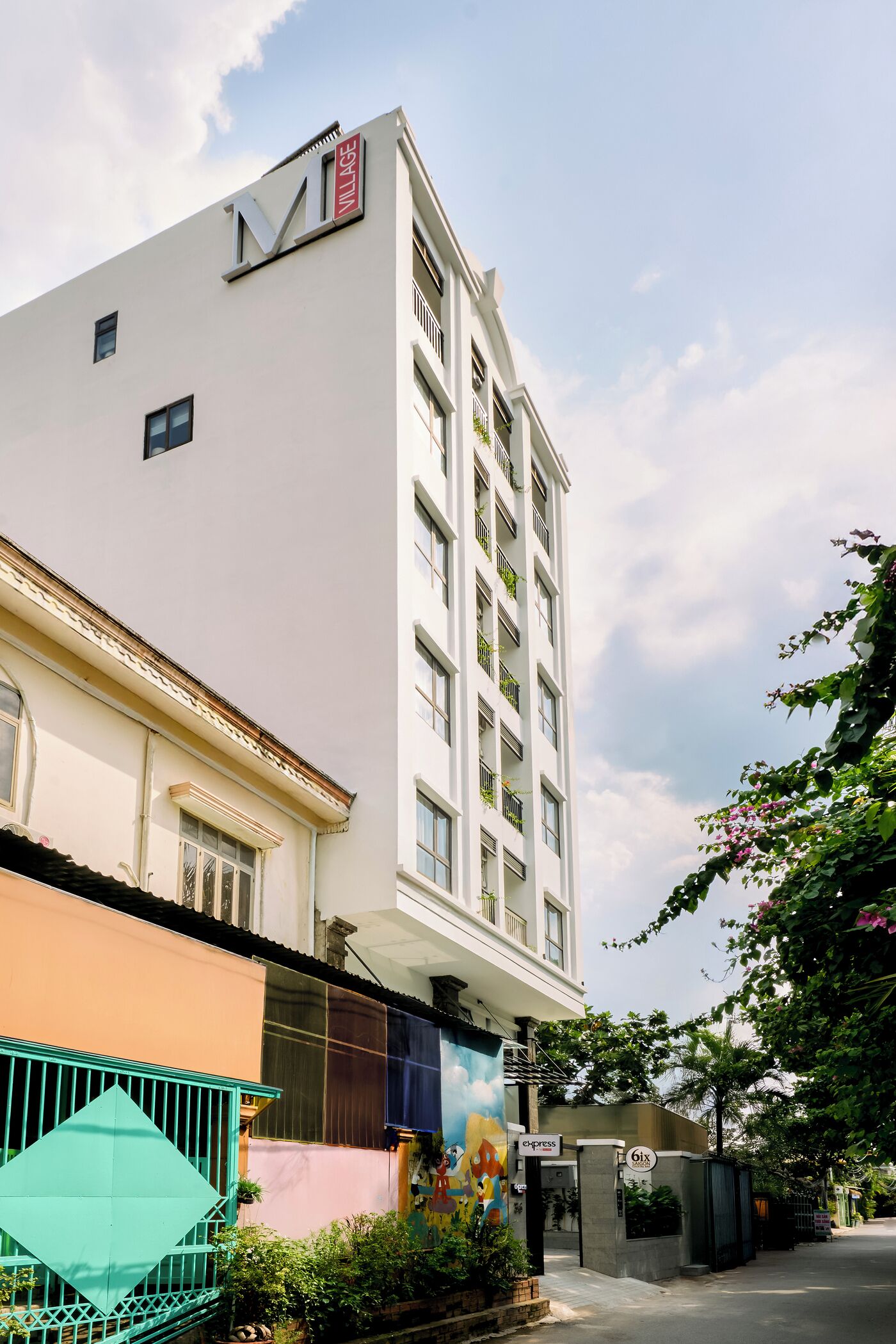 Overnatningsstedets facade