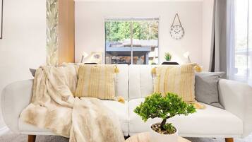 TV, fireplace, offices