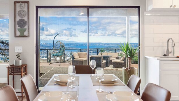 Unclassified image, 1 of 35, button - Luxury Bellevue 2B Basement w/ 180º+ Stunning View (Bellevue)