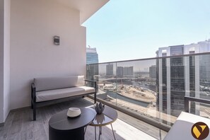 Appartement Luxe, balcon, vue ville | Balcon
