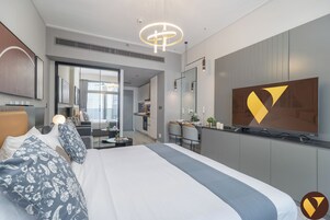 Luxury Apartment, Balcony, City View | Free WiFi