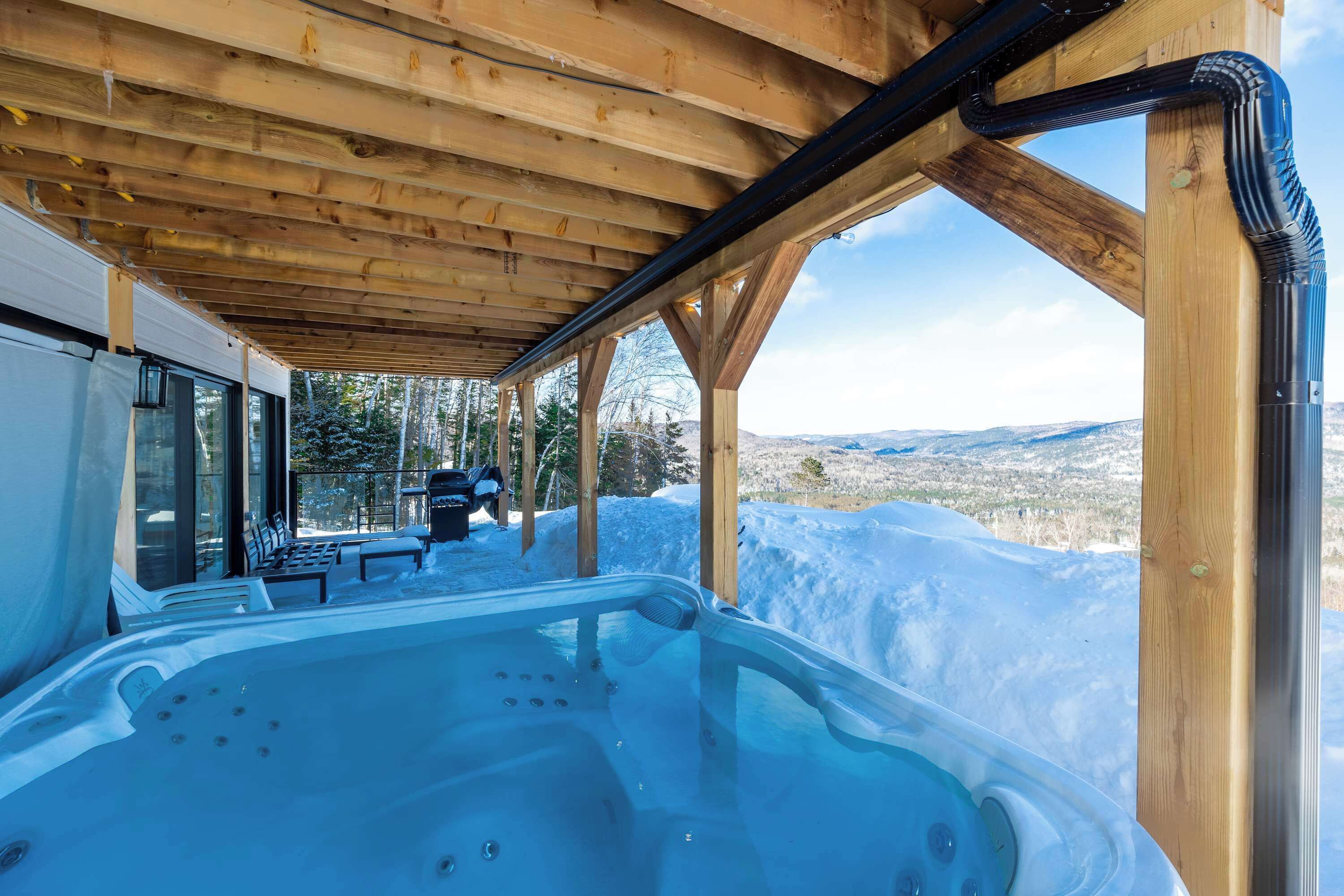 Bain à remous intérieur