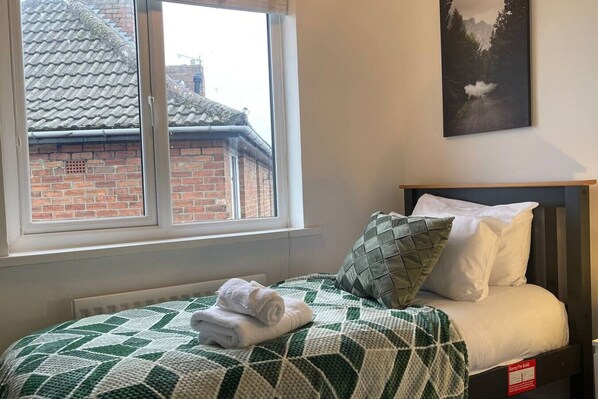 1 bedroom, iron/ironing board, travel crib, WiFi