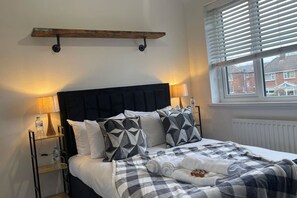 1 bedroom, iron/ironing board, travel crib, WiFi