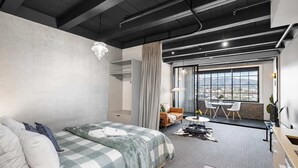 1 室のベッドルーム、アイロン / アイロン台、WiFi、ベッドシーツ