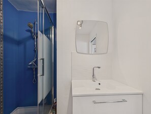 Shower, hair dryer