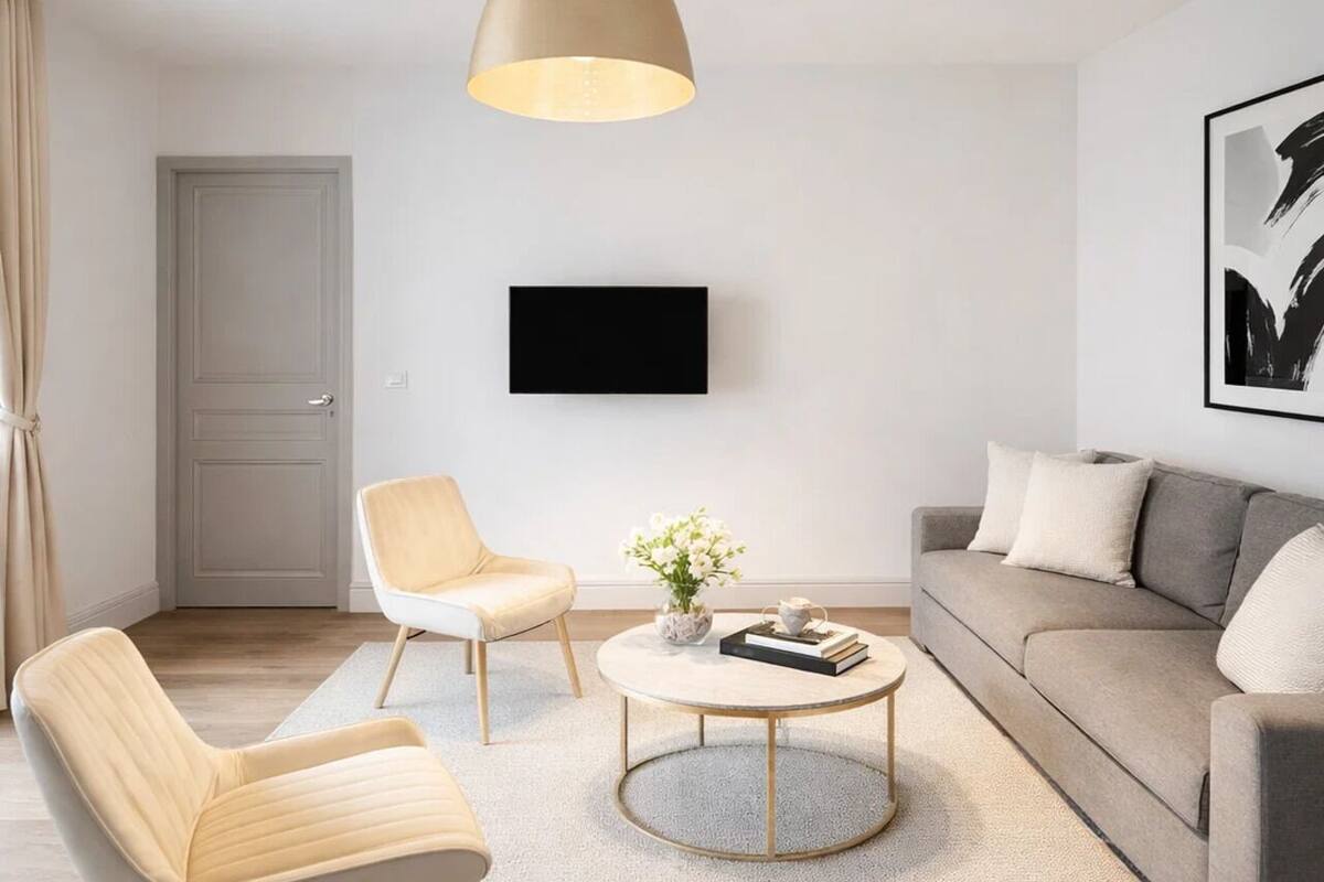 Appartement Supérieur, vue ville | Coin séjour