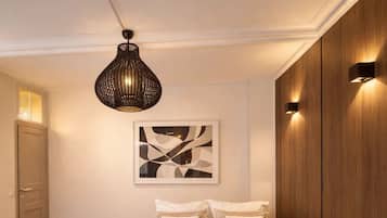 Superior Apartment, City View | Living area | 80-cm Smart TV with digital channels