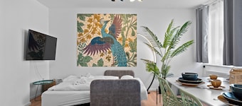 Cozy vacation apartment in Remscheid-Mitte | Netflix | kitchen | 43 sqm