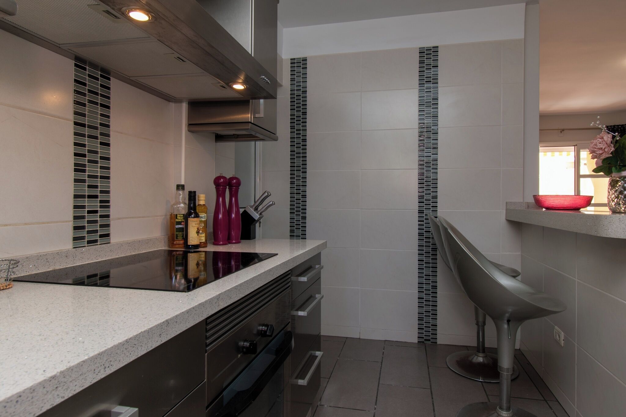 Apartment | Private kitchen | Fridge, microwave, oven, stovetop