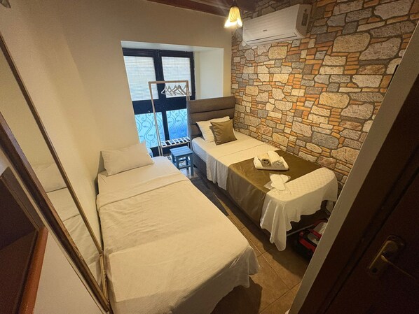 Suite 102 | 1 bedroom, blackout drapes, soundproofing, free WiFi