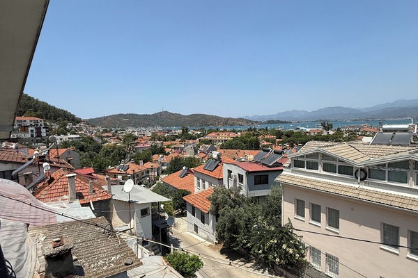 Blick von der Unterkunft