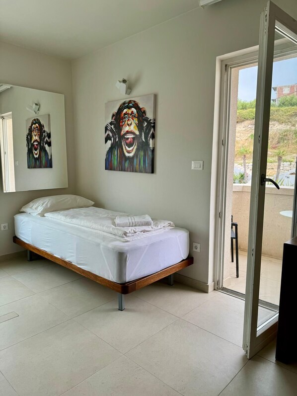 1 غرفة نوم وواي فاي وملاءات أسرّة