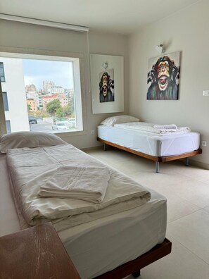 1 غرفة نوم وواي فاي وملاءات أسرّة