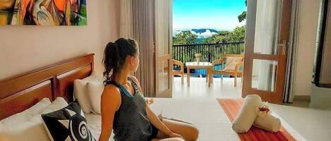 Premium bedding, memory foam beds, minibar, in-room safe