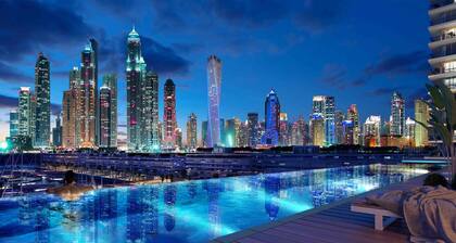 Beachfront 1BR with Marina & City Views