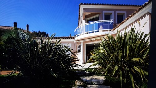 Sea view apartment in contemporary villa
