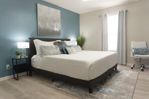 2 bedrooms, iron/ironing board, travel crib, free WiFi