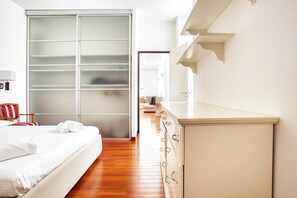 Lägenhet Comfort - utsikt mot staden | 1 sovrum och gratis wi-fi