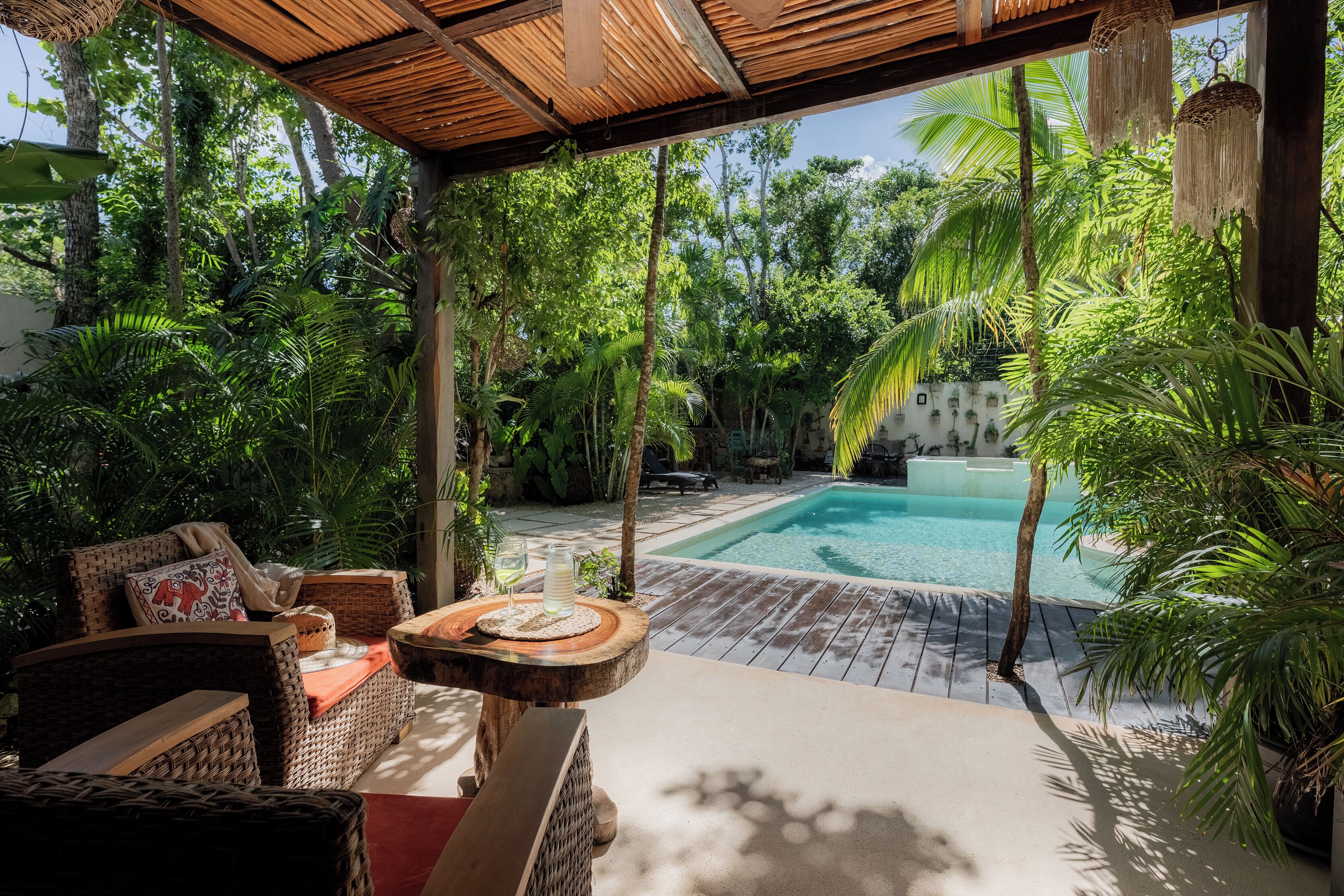 Basic Suite, Garden View, Poolside | Terrace/patio