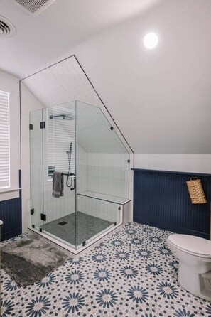 Shower, hair dryer