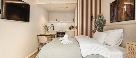 1 habitación, wifi y ropa de cama