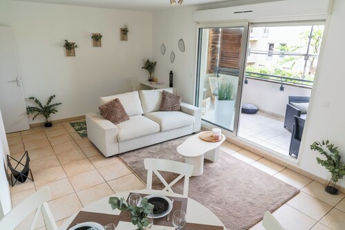 Evasion chic-Plages Terrasses, clim, parking