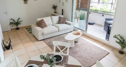 Evasion chic-Plages Terrasses, clim, parking