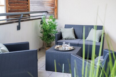 Evasion chic-Plages Terraces, air conditioning, parking