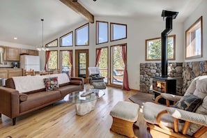 TV, fireplace, offices - Limber Pine Lodge (Fairplay)