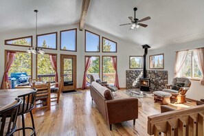 TV, fireplace, offices - Limber Pine Lodge (Fairplay)