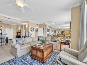 Condo, Multiple Beds (Gulf Crest 2105B) | Living area - Gulf Crest 2105b (Panama City Beach)