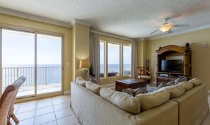 Condo, Multiple Beds (Gulf Crest 2105B) | Living area - Gulf Crest 2105b (Panama City Beach)