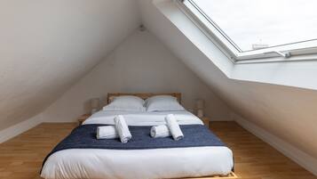 1 chambre, fer et planche Ă repasser, Wi-Fi gratuit, draps fournis